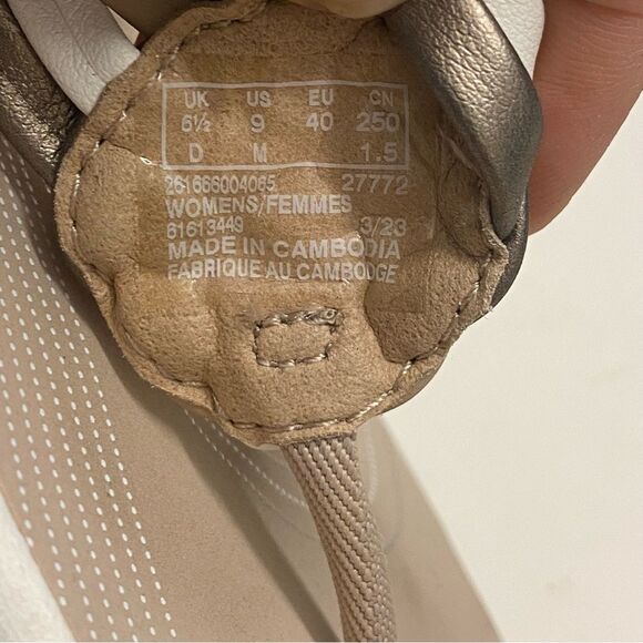 Clarks cloudsteppers comfort slip on sandal flip-flops Breeze Coral 9 NEW - Picture 6 of 6